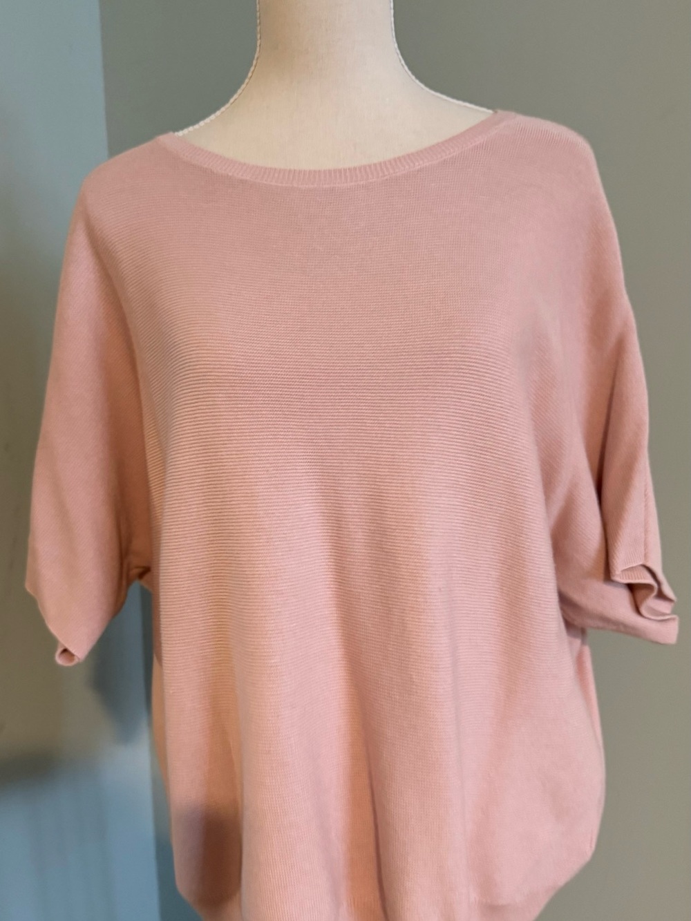 Quince Women's Relaxed Knit Top - Dusty Pink